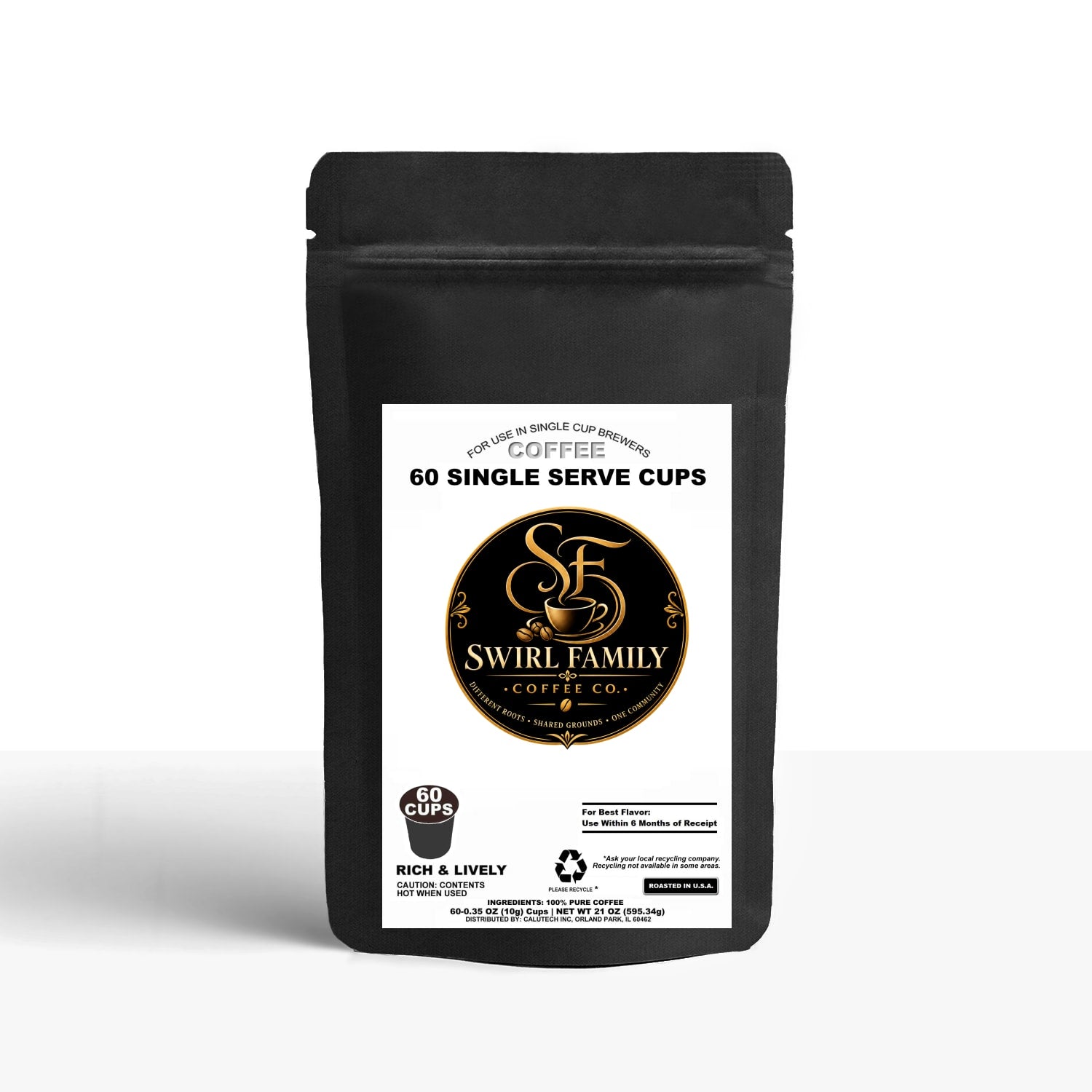 60 Pack Single Serve Coffee Capsules